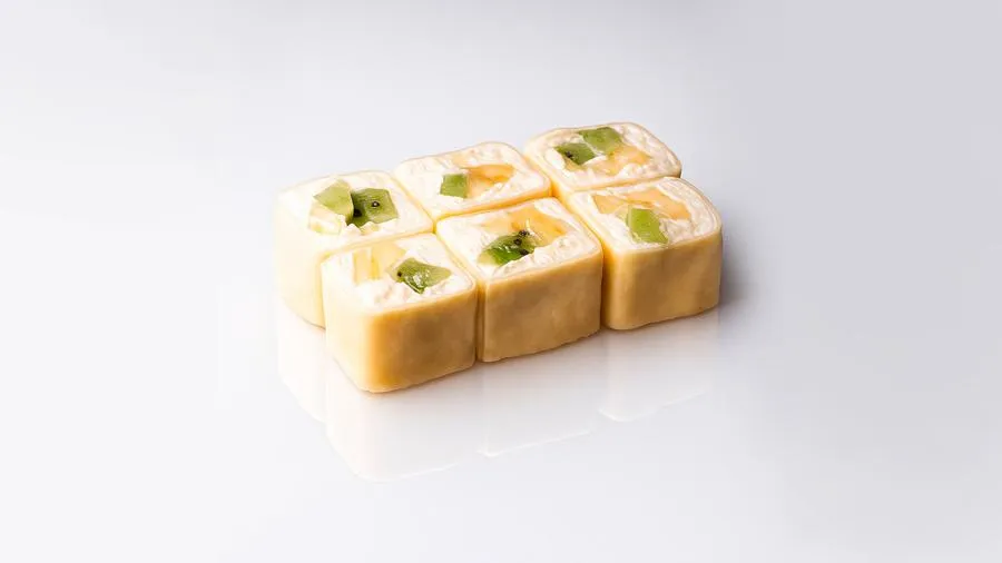  Сладкий ролл банан и киви